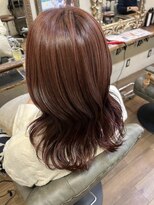 ベレッタ 枚方店(veretta.)&nbsp;ハイライト × ピンクcolor  山本綾香/透明感カラー/レイヤー