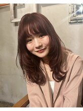 《 村田ねね 》韓国風ヘアカット×トレンドカラーで日常に華を彩ります♪instagram @ nene_55_as