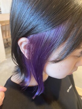 ロッコ(ROCCO) イヤリングカラー(パープル)♪