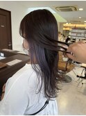 インナーカラー×ラベンダー