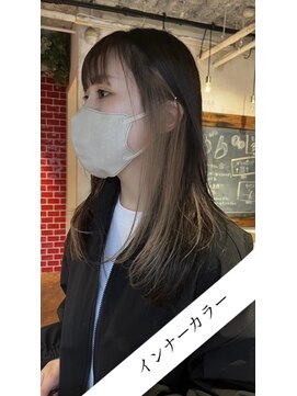 ガーデン フロム イッツ(GARDEN from IT's) インナーカラー　イヤリングカラー　韓国ヘア　近鉄八尾　八尾