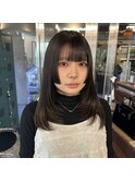 ミディアムレイヤー＊姫カット