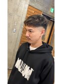メンズカットメンズパーマフェードハイライトカラー