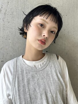 バロンフェム(baLon.fem) 【stylistさわだ】オン眉ショートボブ
