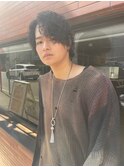 メンズカットパーマ/ニュアンスパーマ/フェザーパーマ[北千住]