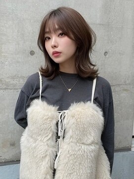 ノイズ キョウト(NOISM Kyoto) 大人可愛い20代30代40代小顔ウルフレイヤーボブ丸みショートボブ