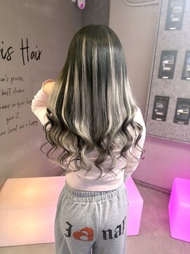 ラニシス ヘアー(Lanisis Hair) シルバー×ブラック★デザインスタイル