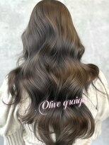 ポート バイ プライマル(port by primal)&nbsp;黒髪カタログ/クラゲヘアー/オリーブグレー/ラベンダー