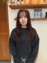 テーラー(Tailor)&nbsp;ロングレイヤー×ボルドーカラー