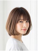 内巻きボブ