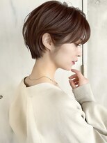 アフロート トウキョウ(AFLOAT TOKYO)&nbsp;前下がりひし形ショートボブ30代40代50代くびれヘア丸顔面長銀座