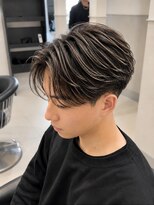 アース コアフュールボーテ 柏崎店(EARTH coiffure beaute) メンズ/ハイライト/フェザーパーマ