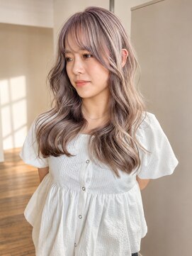 ユイマァル 倉敷(YUIMARL) 倉敷20代30代40代ハイトーンブリーチミルクティーベージュカラー