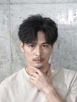 トラスト ザ バーバー 東京駅日本橋店(TRUST the Barber) ツイストスパイラルパーマ/センターパート