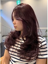ピークスヘア(peaks hair) ハッシュレイヤー 海外レイヤーカット ザクザクレイヤー 堀江