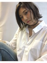 アールヘア ナチュラルアンドオーガニックサロン&nbsp;外ハネボブ【オーガニックハニーグレージュカラー】