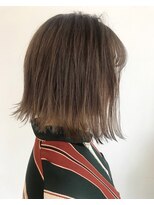 ネス(ness)&nbsp;[RIMMA] 外ハネボブ/ミルクティグレージュ