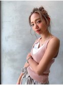『AUSTIN』デザインカラーが際立つ編み込みヘアセット☆