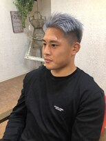 ヘアガーデンリゾートグランツ 淵野辺(Hair Garden Resort Glanz)&nbsp;Glanz  RIZINプラチナシルバー　グレーアッシュ