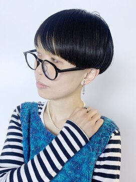 アイティー バイ アルバム 中野店(IT by ALBUM) 刈り上げショート_くびれヘアビタミンカラー_ba336022