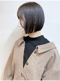 【松戸 ムラマツ】大人かわいいショートボブ切りっぱなし