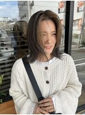 顔周りをすっきり明るくしてカーテンバング