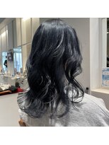 アデプト 北千住店(adept)&nbsp;【adept北千住エリスタイル】韓国風ヨシンモリ×ネイビーブルー