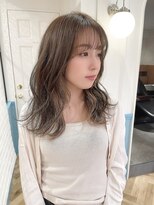 ロンドネートゥル 新潟(Lond naitre)&nbsp;【高橋】大人美人まとまりウェーブセミロング/ペールベージュ