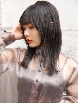 ラフィス ヘアー ポンテ 船橋店(La fith hair ponte) 【La fith】アッシュオリーブ×セミディ