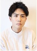【 Ｉ. 】スーツ　短髪ツーブロック　束感　モテる黒髪　川口