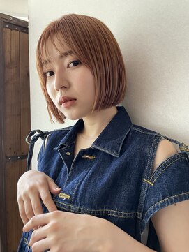 サンドエス 銀座(sand S) 切りっぱなしボブ大人可愛い20代30代40代似合わせカット