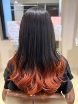 アズール 草加(azule)&nbsp;グラデーション　カシスオレンジ　ケアブリーチ