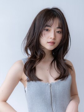 エースハバナ 渋谷(1 HAVANA) レイヤーカット/エアリーロング/丸顔/美髪髪質改善/大人かわいい