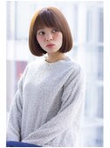 【寺尾拓巳】大人かわいいグレージュひし形小顔ボブ