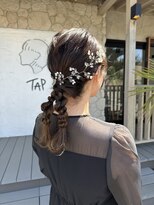 TAP/金沢/ヘアセット/編み下ろし/ツイン