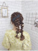 ダブルポニーテール