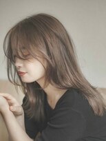コア 表参道(COA)&nbsp;レイヤーカット/ウエットヘア/オリーブベージュ/表参道/表参道駅
