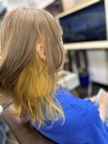 ホーミィ(homie)&nbsp;イエロー系カラ&インナーカラ