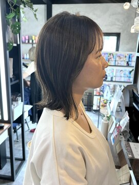 ヘアラウンジ アングゥ(hair lounge ungu) ブルージュくびれスタイル