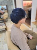 ☆マッシュショート/ブルーサファイア/ブリーチ 20代30代