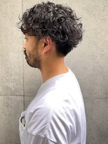 レジュアル(RESSUAL) スーツ短髪ツーブロック束感モテる黒髪シークレットパーマ流行