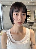 顔まわりでモードに似合わせる【ミニボブ】