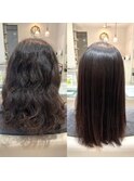 縮毛矯正BeforeAfter