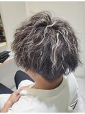 ホワイトメッシュツイスパ
