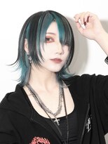 ガルテ(GARTE) 韓国風ウルフカット/小顔効果/レイヤーカット/ウルフ/ネイビー