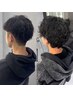 【人気殺到】メンズカット+選べるデザインパーマ ￥8500（ケアパーマ/メンズ）
