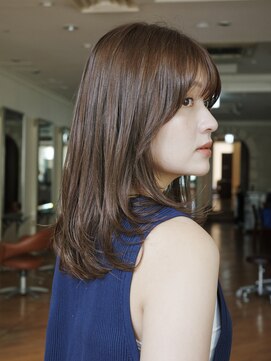 ビュートリアム265(BEAUTRIUM 265) ◆ミディアムレイヤーカット/マロンベージュ/モテ髪/ワンカール