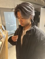 アン モラ(Un mora)&nbsp;ホワイトカラー/ホワイトバレイヤージュ/メンズブリーチ