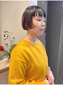大人可愛い美人似合わせレイヤーボブカットデザインカラー