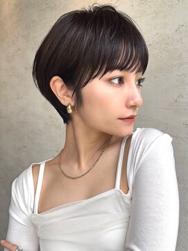 ダム(DaM) 30代40代小顔ヘア簡単スタイリングくせ毛カバー丸みショート